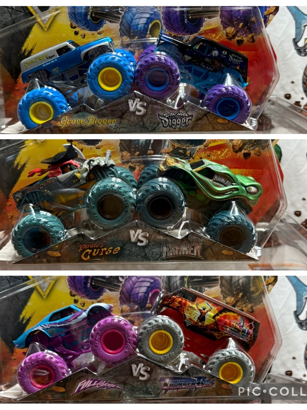 Series 34 monster jam double packs